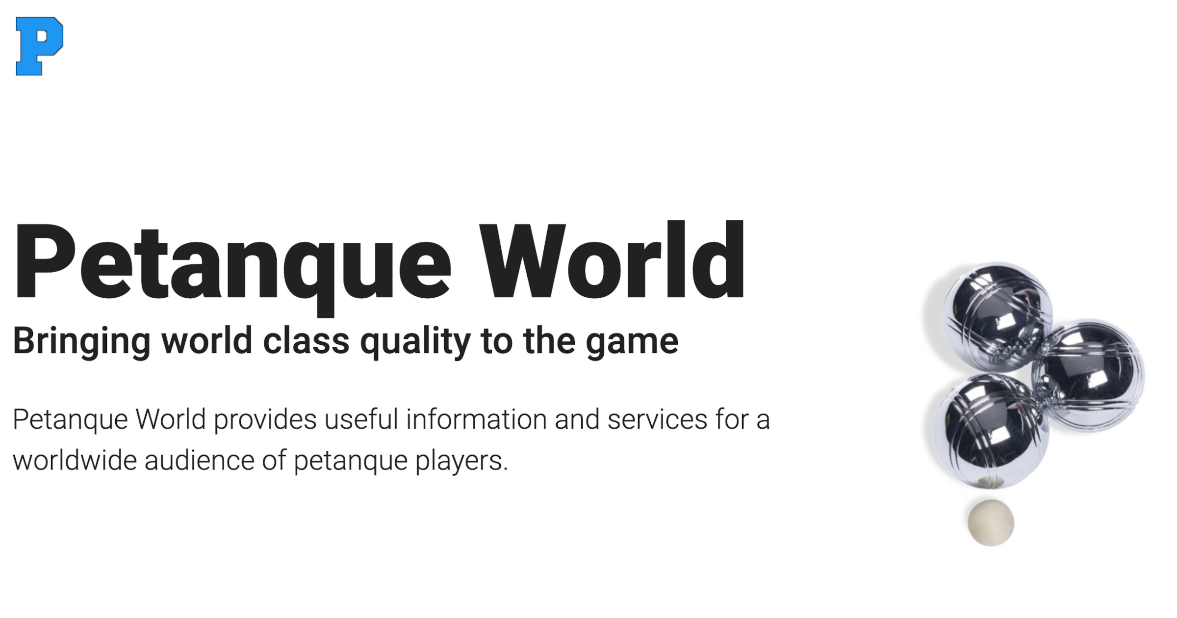 Petanque World The original French throwing game