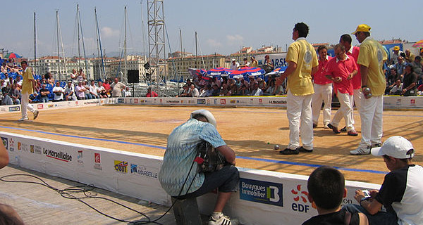 Halbfinale der Mondial la Marseillaise à Pétanque im Jahr 2006.